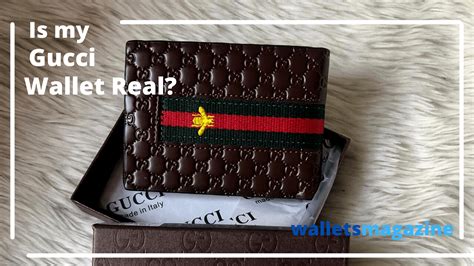 how do i know if a gucci wallet is real|genuine Gucci women wallet.